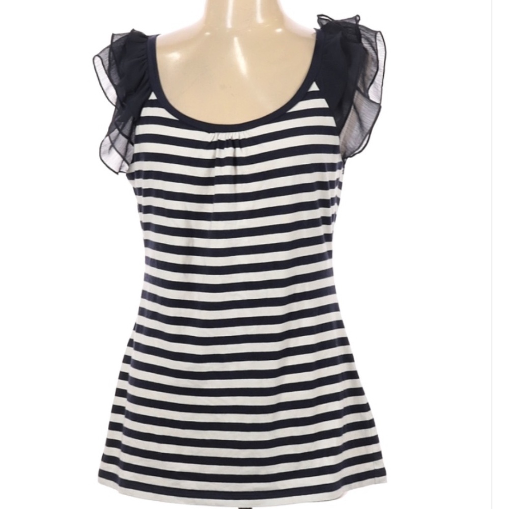 Express ruffle short sleeve top